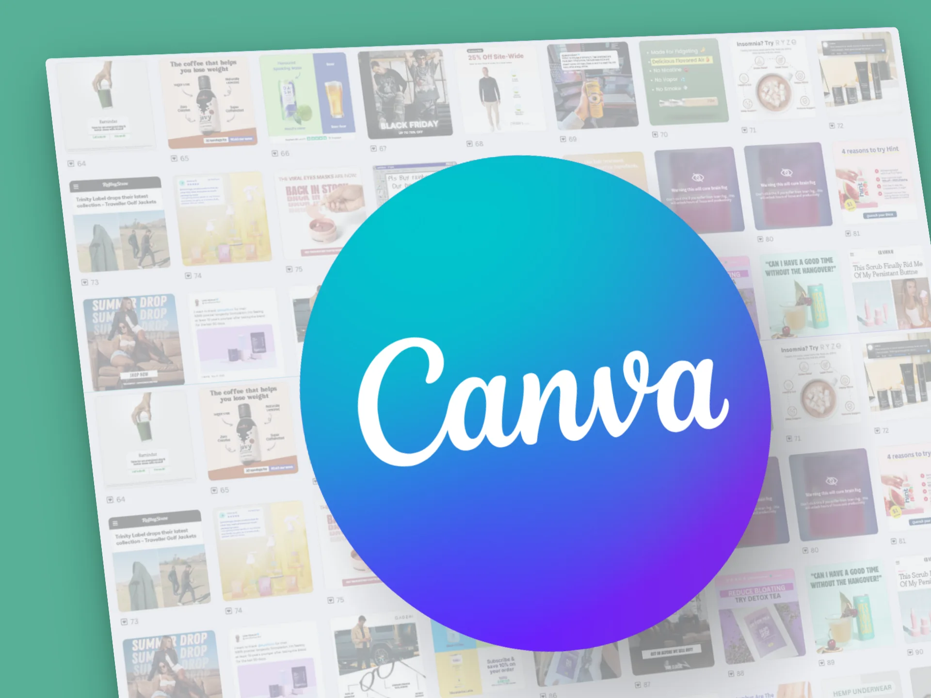 100 plantillas canva para anuncios